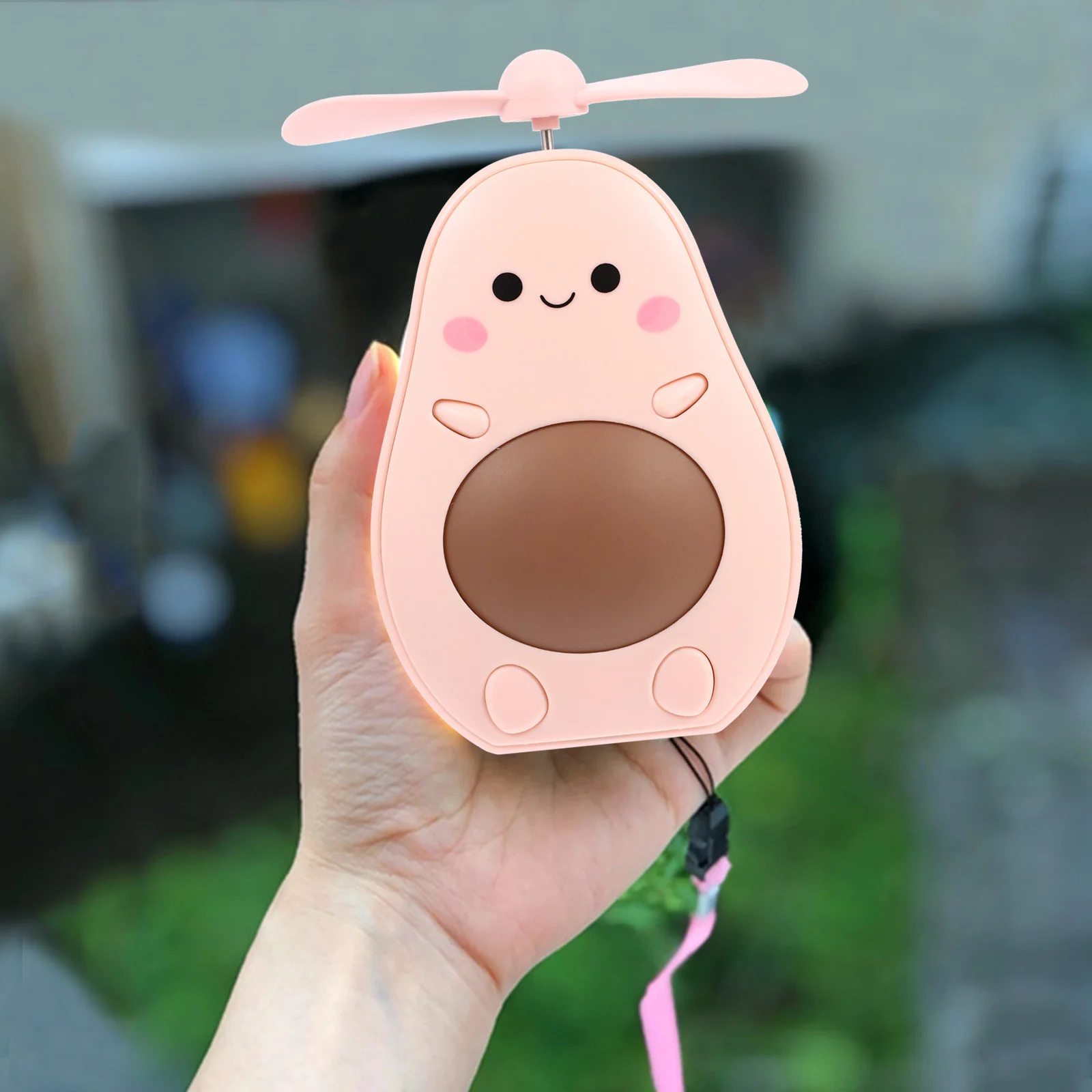 Зеркало-вентилятор для путешествий светодиоды туалетного столика