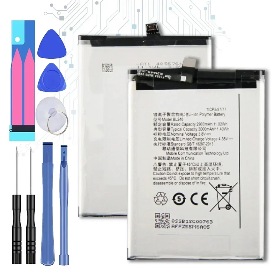 Новый аккумулятор для Lenovo Z90 Battery BL246 Vibe Shot Z90A40 Z90-7 BL 246 Z 90 3000 мАч перезаряжаемый