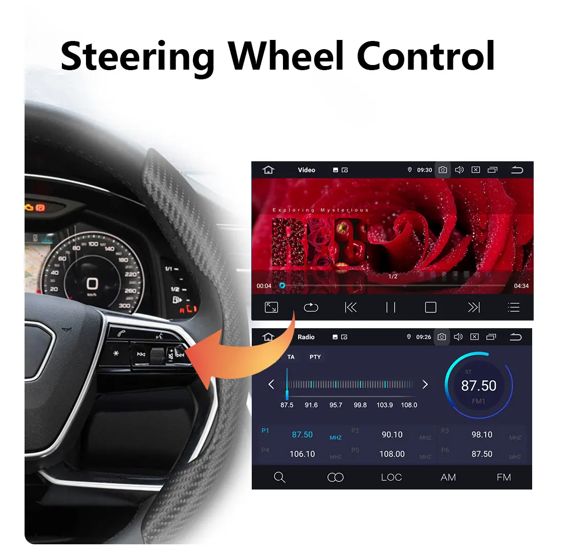 Фото OEM Carplay для Hyundai IX35 Hyundai Tucson 2 LM 2009-2015 беспроводной Android плеер навигация мультимедиа Bluetooth авторадио GPS №5