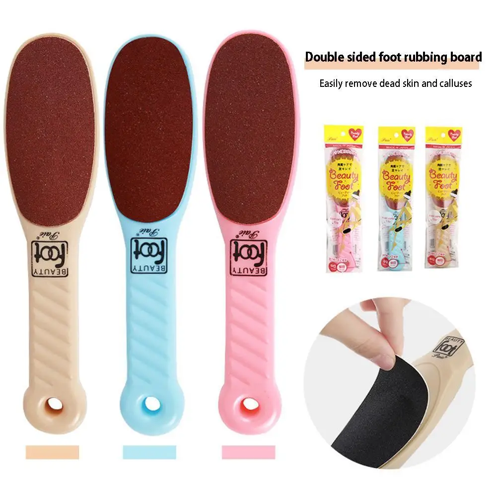 

Double Sides Foot File Foot Rasp Pedicure Tools Feet Dead Skin Callus Remover Wooden Handle Foot Scrubber Sandpaper Foot Care