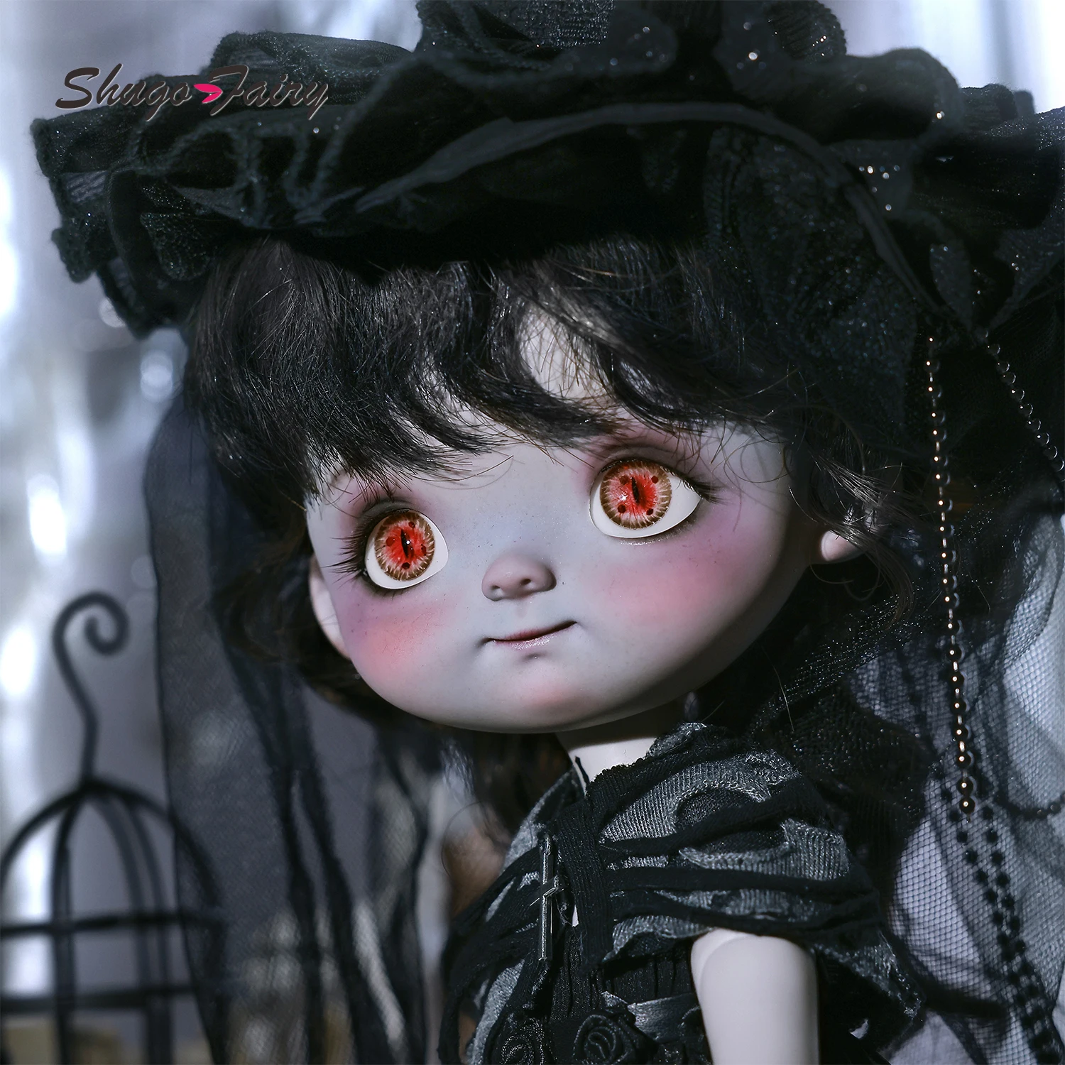 ShugaFairy Meng 1/6 Bjd куклы Sacrificial Maiden Большая голова Ужас Ночь Готическая Дева