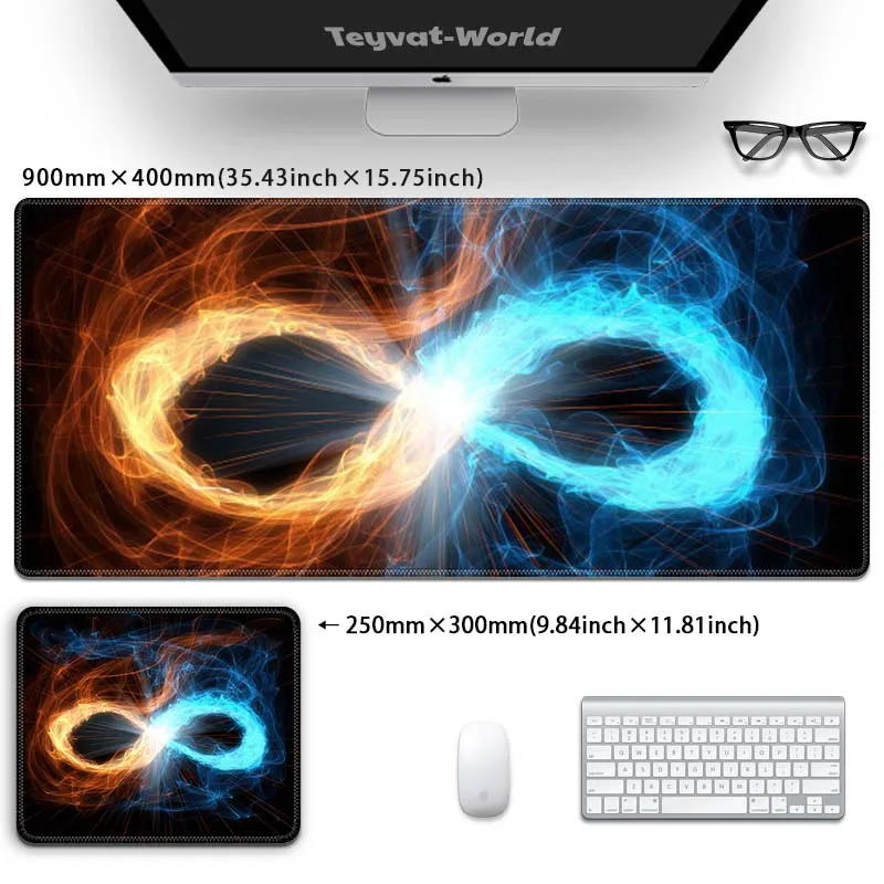 

Line Geometry Keyboard Pad 1000×500mm Large Size Minimalist Customization 250×300mm Mousepad Science Fiction Linearity Mousemat