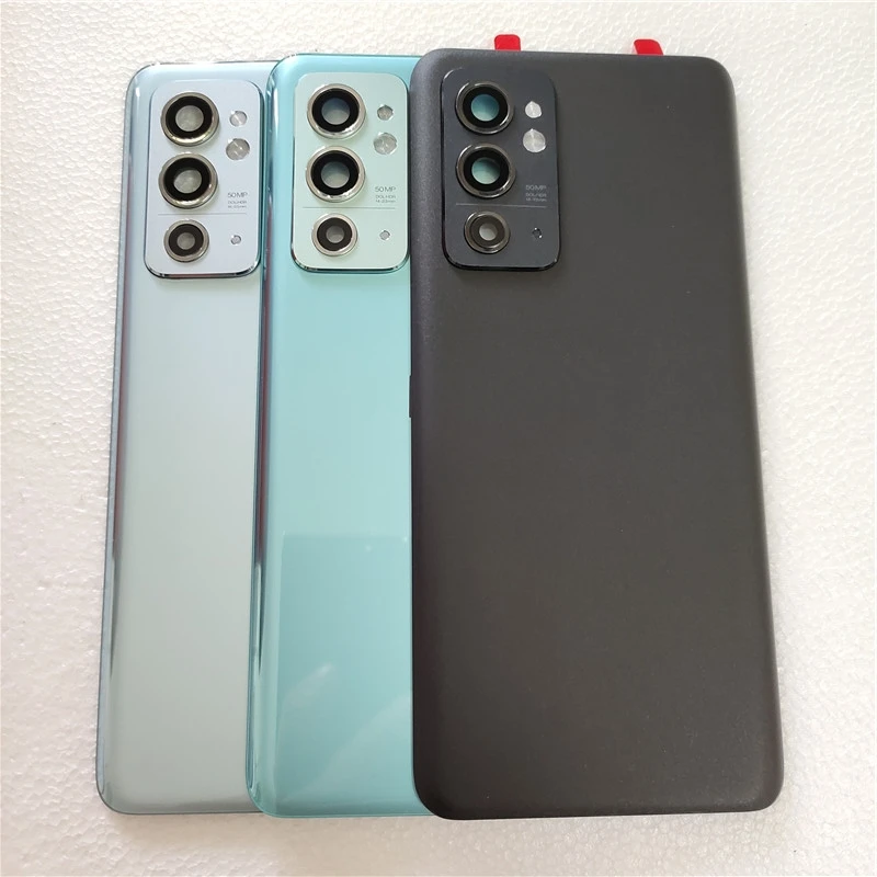 Original For OnePlus 9RT Battery Cover Glass Panel Rear Door Housing Case 9 RT MT2110 MT2111 Back Cover With Camera Lens