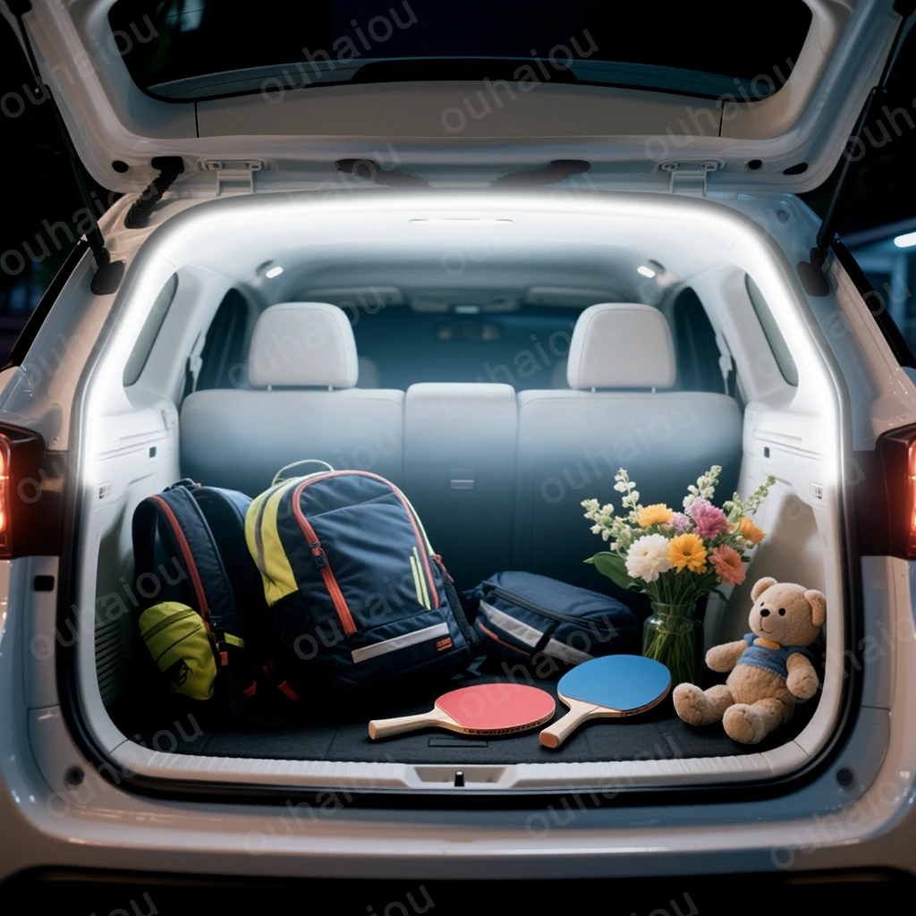 

Для Toyota Yaris Cross Sienta Sienna модификационный светильник багажника Атмосферные фонари Белый теплый белый Задний багажник Светодиодная панель