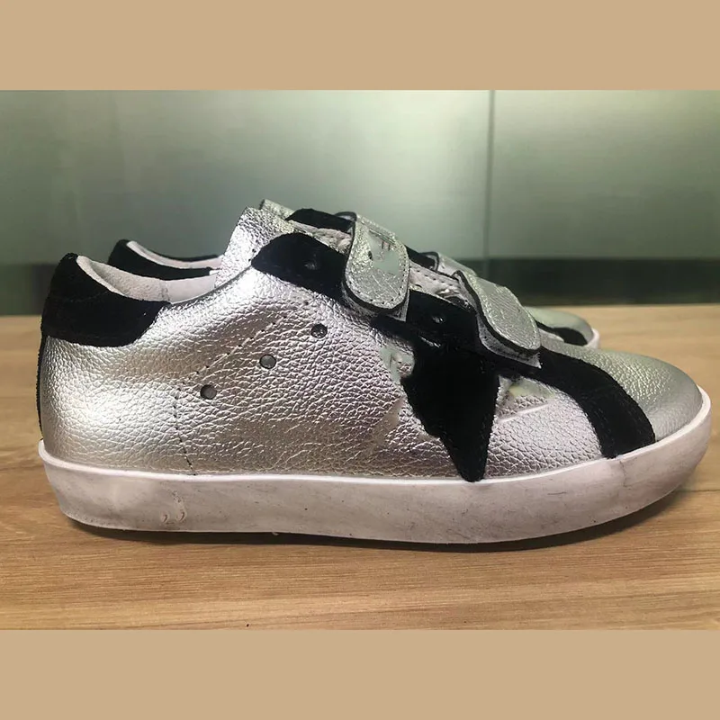 

2022 Four Seasons New Fashion Children's Velcro Parent-Child Sports Casual Shoes Retro Old Dirty Shoes Anti-slip ST202