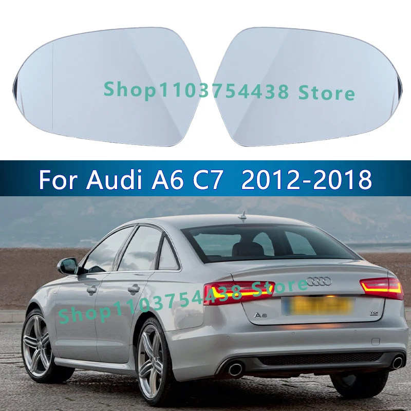 Автомобильное боковое стекло для зеркала заднего вида Audi A6 C7 2012 2013 2014 2015 2016 2017 2018/