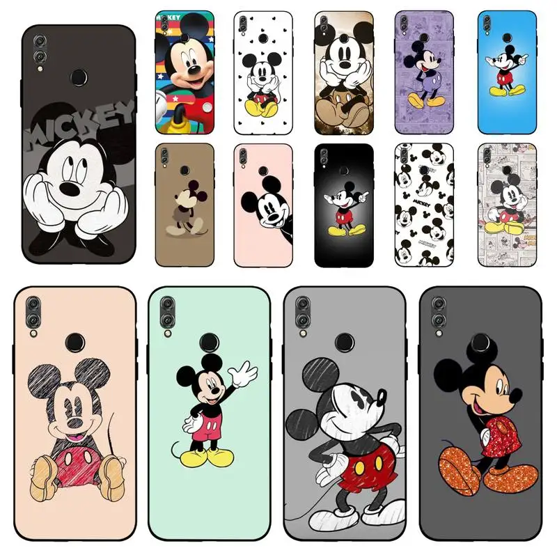 

Disney Mickey Mouse Phone Case for Huawei Honor 10 i 8X C 5A 20 9 10 30 lite pro Voew 10 20 V30
