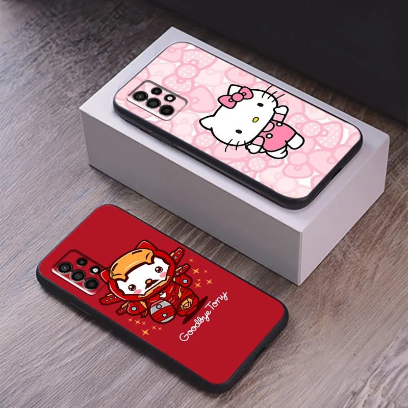 

Cartoon Hello Kitty Kuromi TAKARA TOMY Phone Case For Samsung Galaxy S10 Lite S10E S10 5G S10 S9 S8 Plus Funda Liquid Silicon