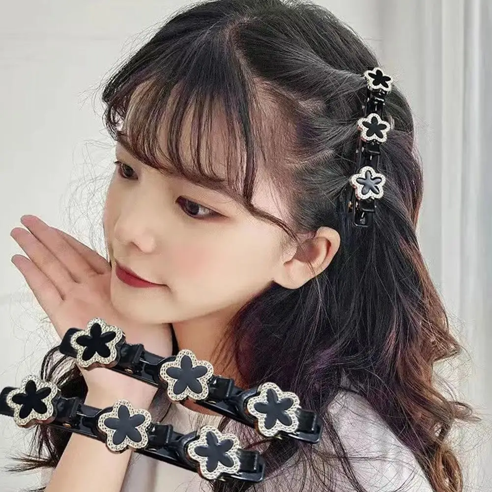 

New Fashion Hot Sale Explosion Pearl Rhinestone Bangs Clip Headband Hair Band For Women Girl Hair Accessories Headwear