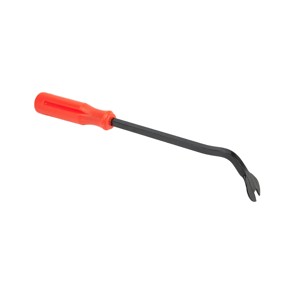 

1pc Red 22.5cm Car Door Panel Trim Upholstery Retaining Clip Removal Puller Pry Tool Plastic Iron Auto Door Removal Tool