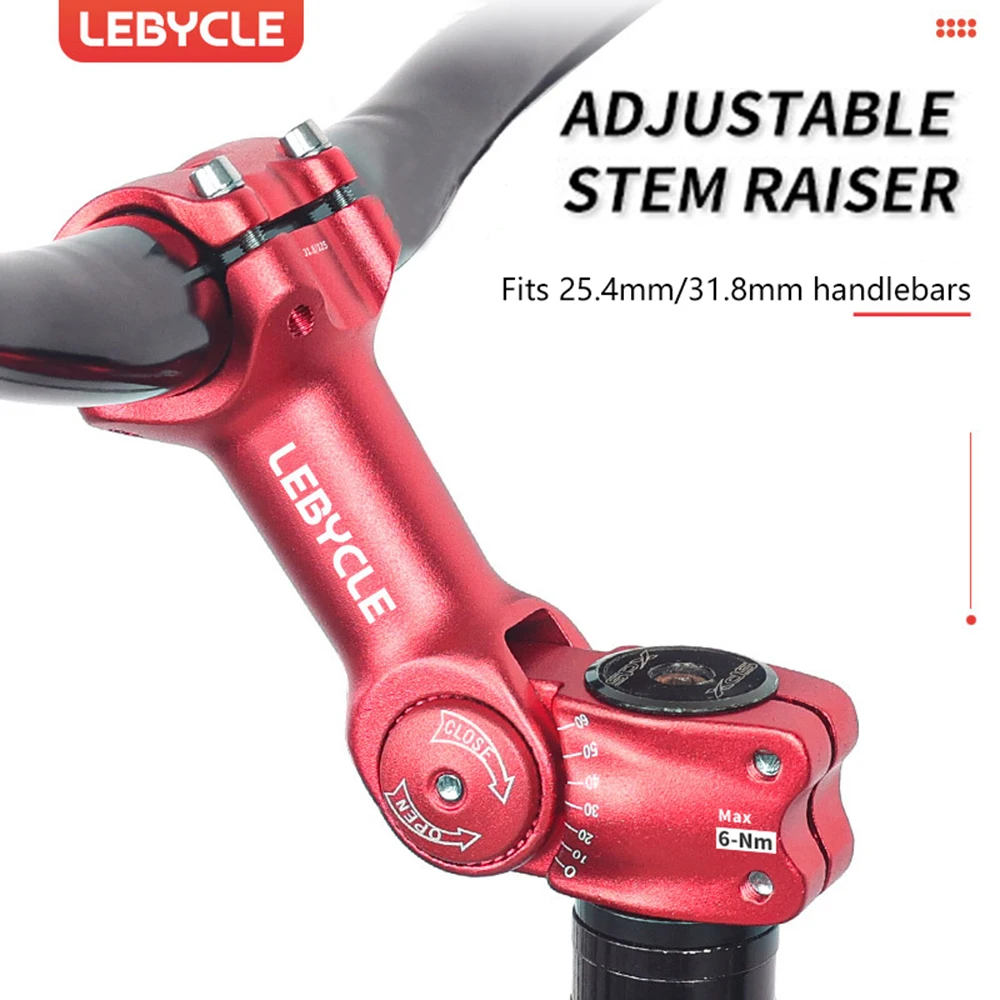 MTB велосипедный стержень из алюминиевого сплава с регулируемым углом наклона