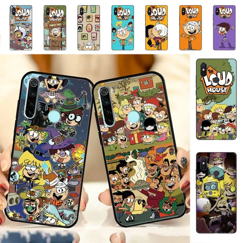 

Disney The Loud House Phone Case for Redmi Note 8 7 9 4 6 pro max T X 5A 3 10 lite pro