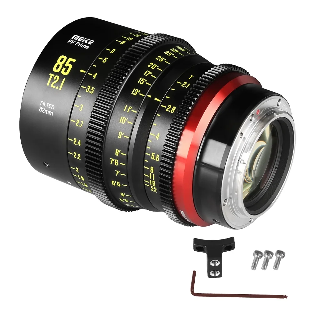 

Объектив Meike Prime 85 мм T2.1 Cine для полнокадровых кинокамер
