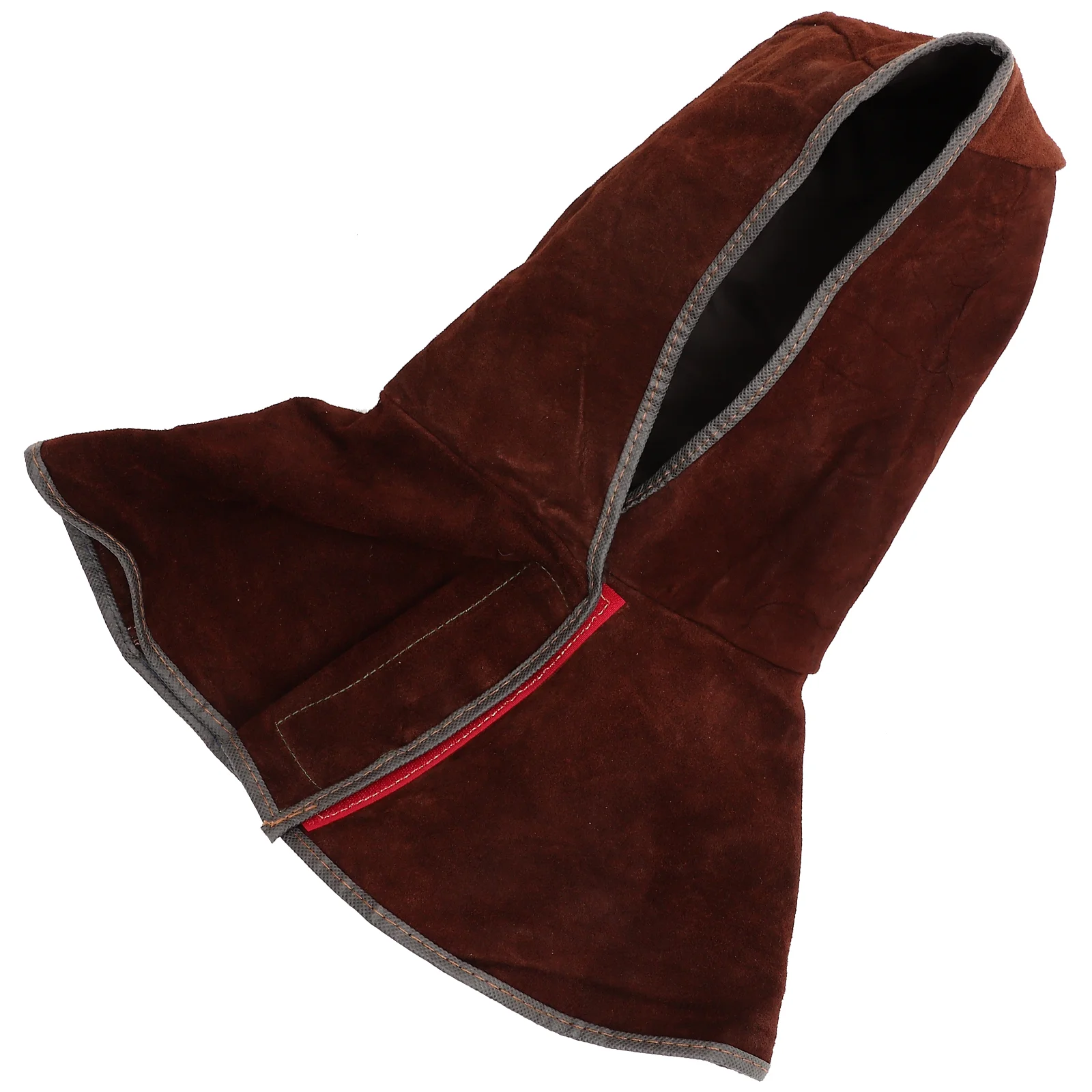 

Shawl Wraps Women Cape Welder Hat Cowhide Welding Hood Protective Headset Protection Face Cover Split Suede Miss