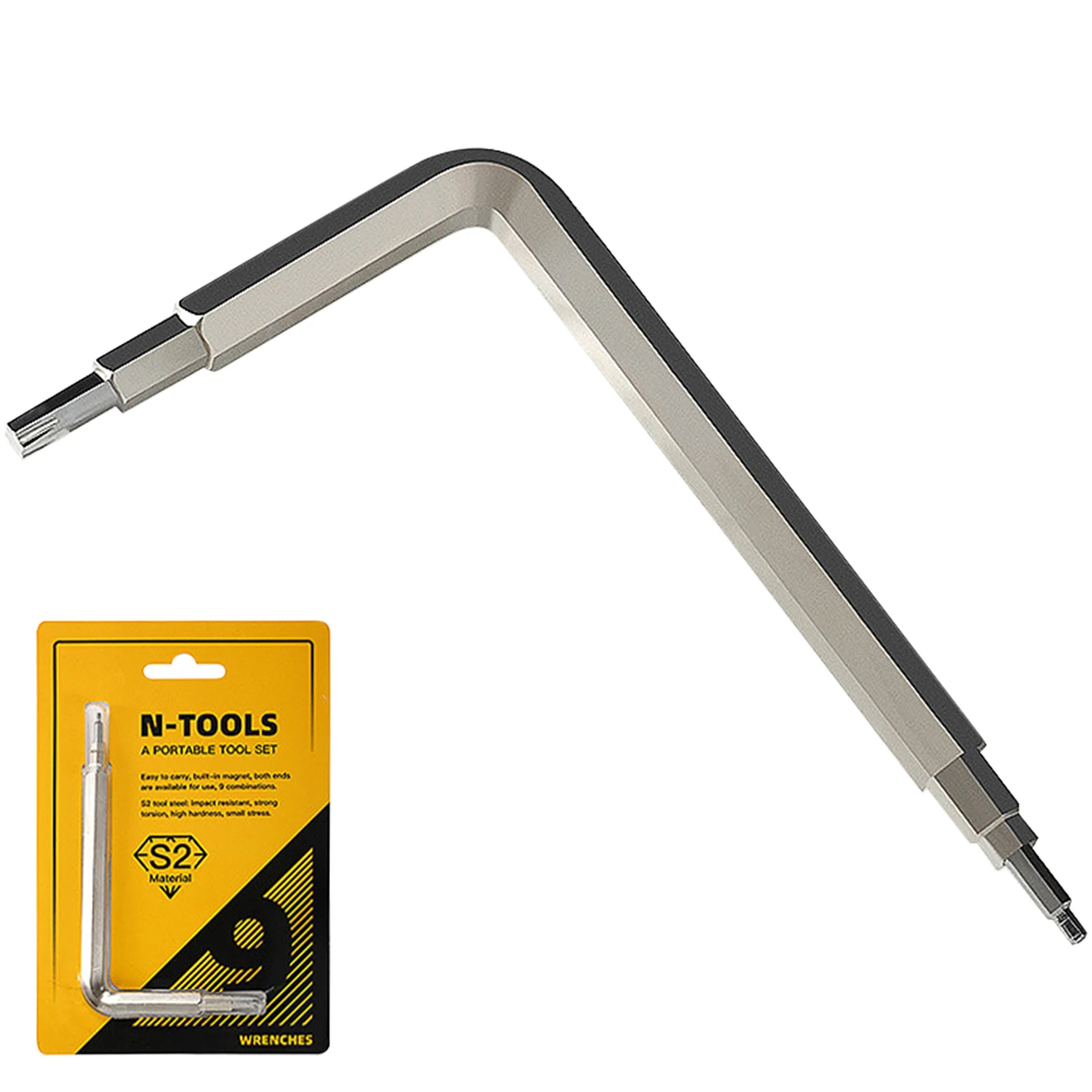 

9 In 1 Bike Pedal Wrench Multifunctional Wrench Tool Archery Allen Wrench Set Bike Chain Removal Tool Bike Torque Wrench Set