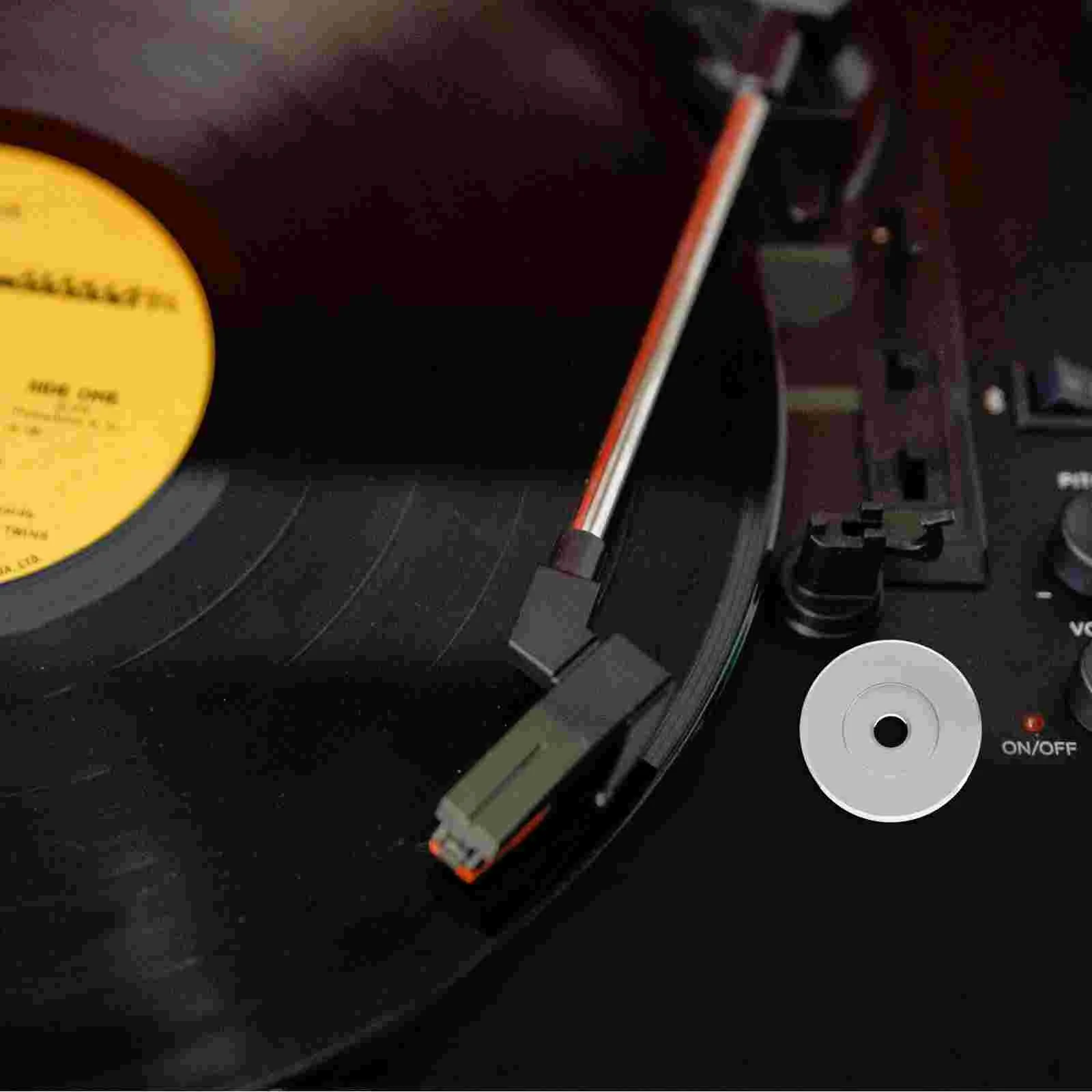 

Record Adapter Vinyl Inch Turntable Rpm Single Adaptordome Replacementaccessories Aluminum Insert Center Parts Disc