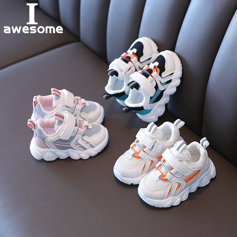 

2021 KIDS Sports Shoes Breathable Spring Baby Fashion Sneakers Boys Girls 1-6 Years Baby First Walkers Baby Toddler Running Shoe