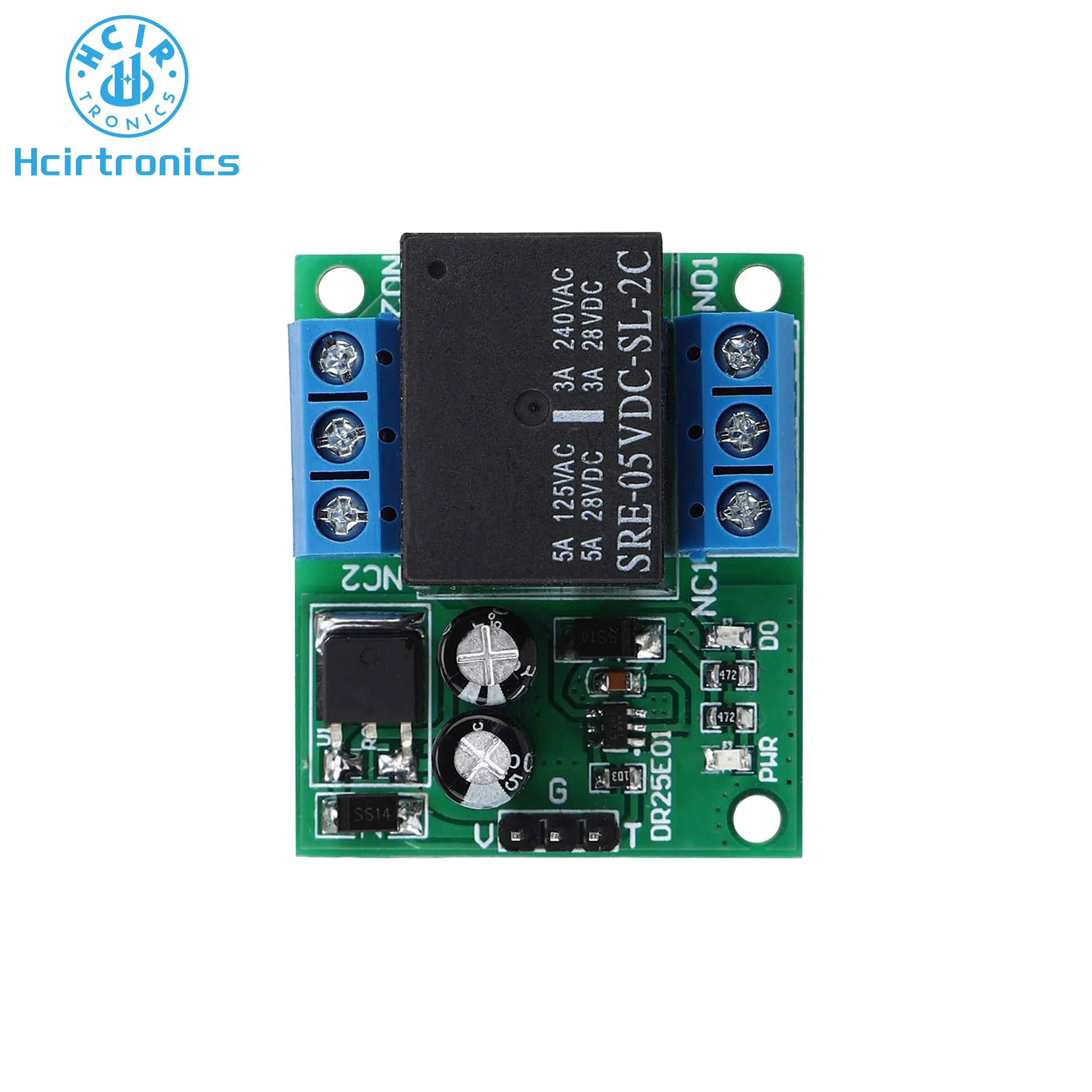 DR25E01 DC 5 В 6 9 12 24 3-5 А триггерная защелка DPDT релейный модуль бистабильный