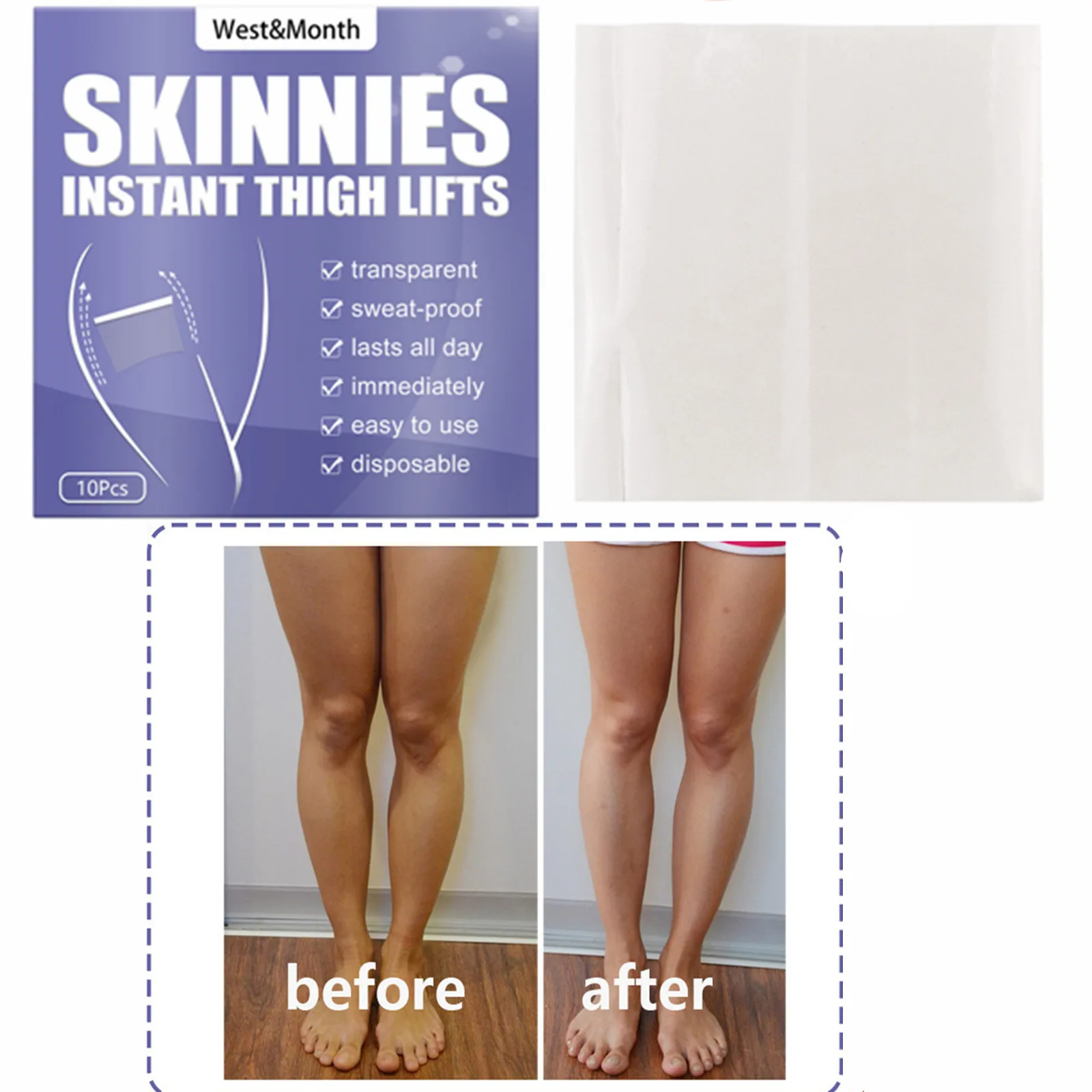 

Пластырь антицеллюлитный для похудения, 10 шт.