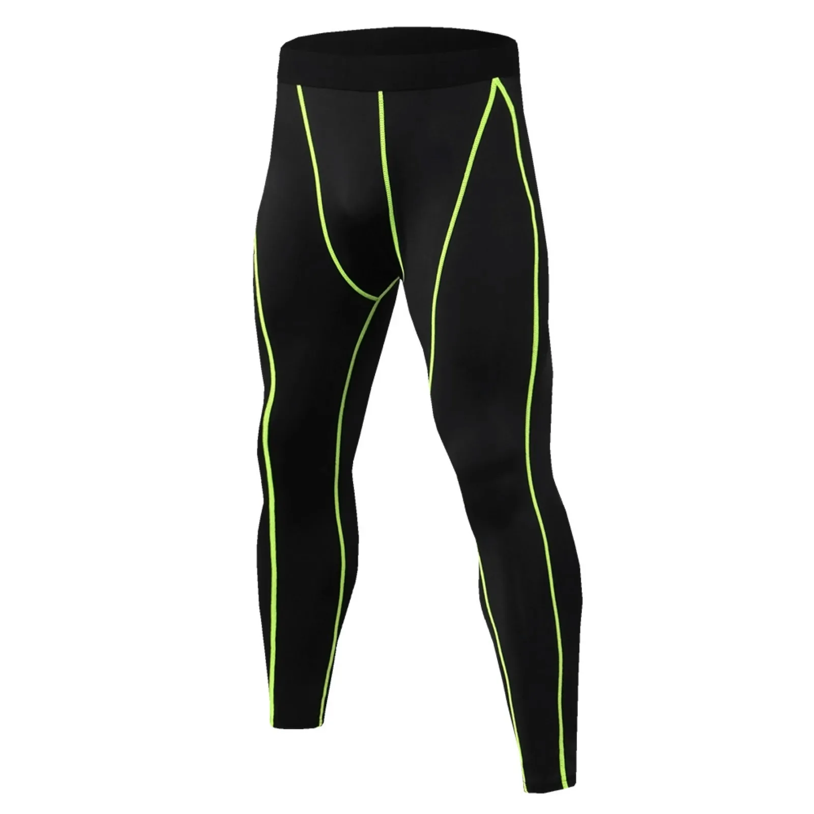 

Men's Solid Pant Line Design Fitness Running Training Pants Breathable Quick-drying Pant Stretch Tights Trouser