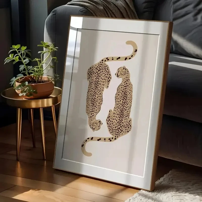 

Абстрактный ретро леопардовый постер HQYSZZ