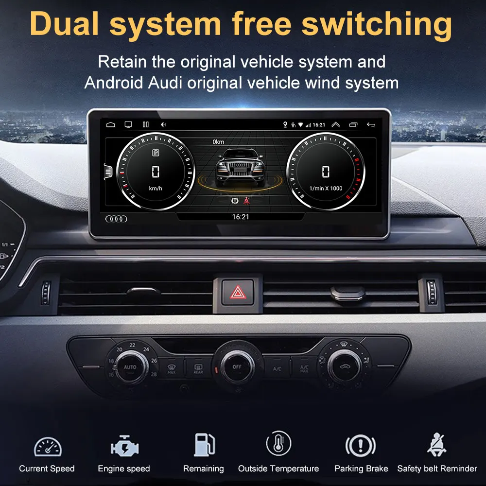 Лучшая цена 4 Гб + 64 Apple Carplay Android 10 автомобильное радио для Audi Q5 2009-2016 Google BT WIFI