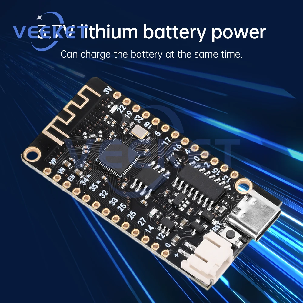 ESP32 Lite V1.0.0 WiFi Bluetooth Макетная плата Антенна ESP-32 REV1 CH340G MicroPython 4 МБ Type-C USB для Arduino