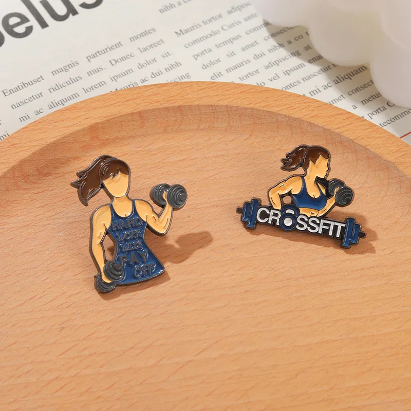 Эмалированные заколки для фитнеса и |