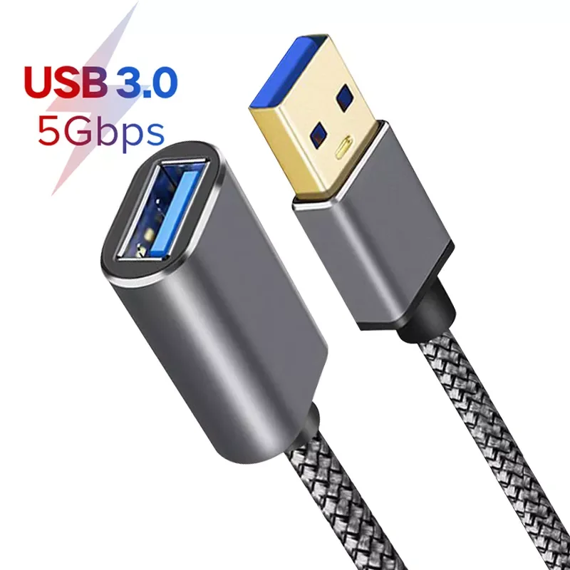 

USB Extension Cable Male to Female High-Speed Transmission Data USB 3.0 Extender Cable for PC TV Printer Camera Cable 1/2/3/5M