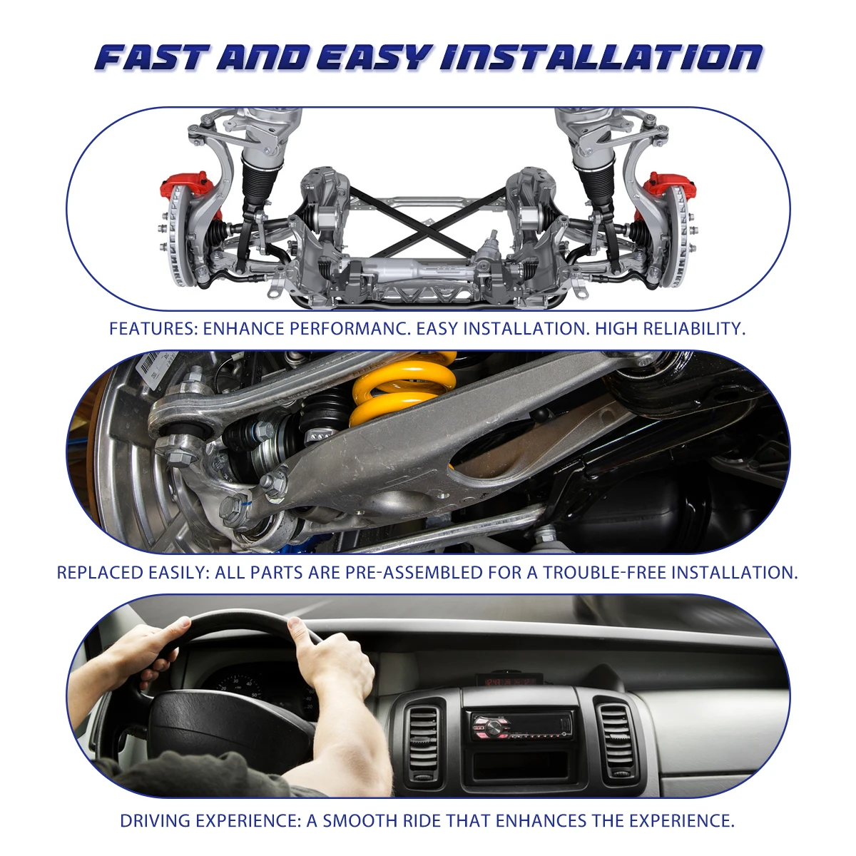 Azbudeer 2 шт. передняя нижняя левая правая фотосессия набор для Dodge рычаг управления