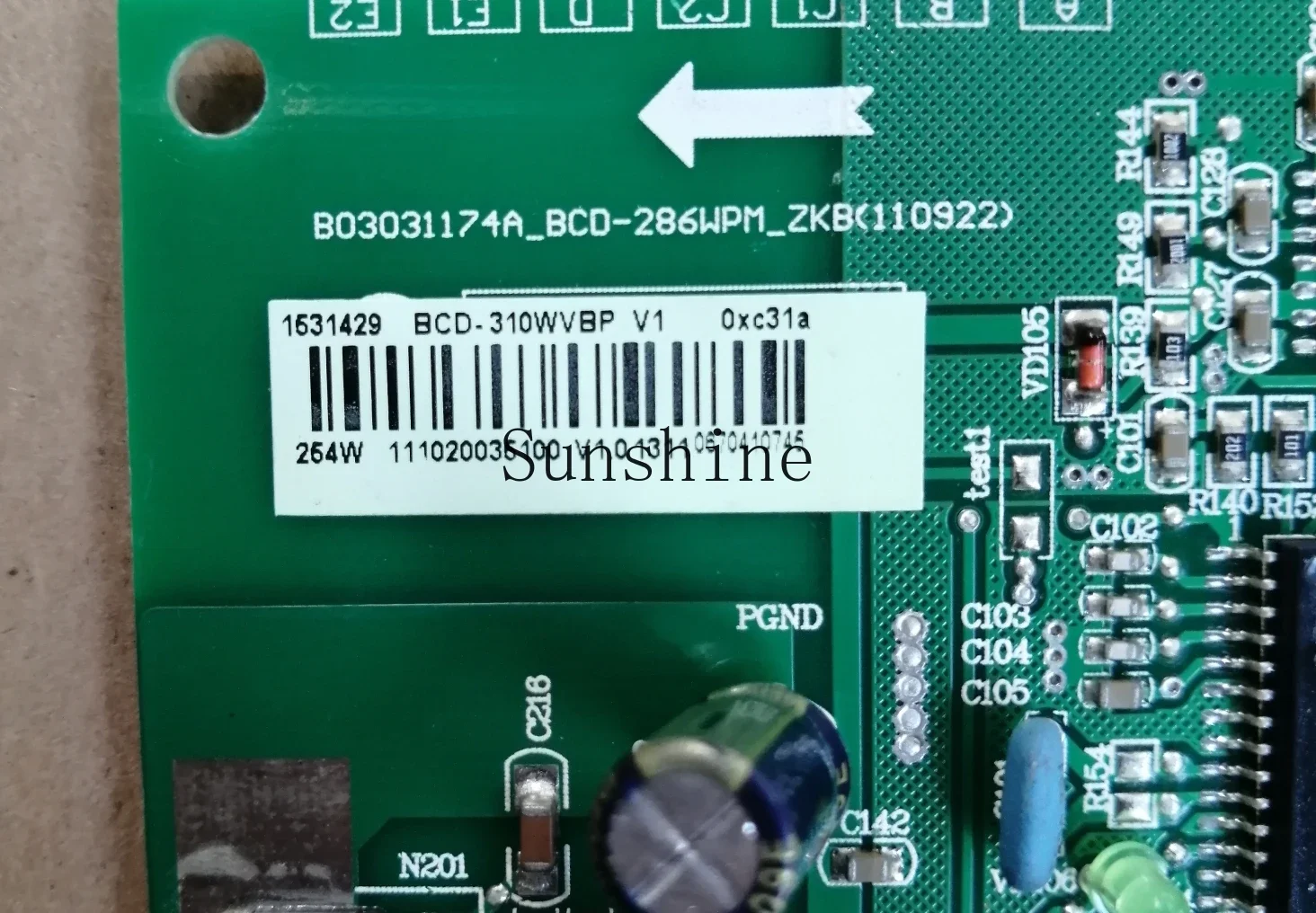 Подходит для холодильника Hisense Rongsheng BCD-310WPM основная плата 310WVBP 1531429