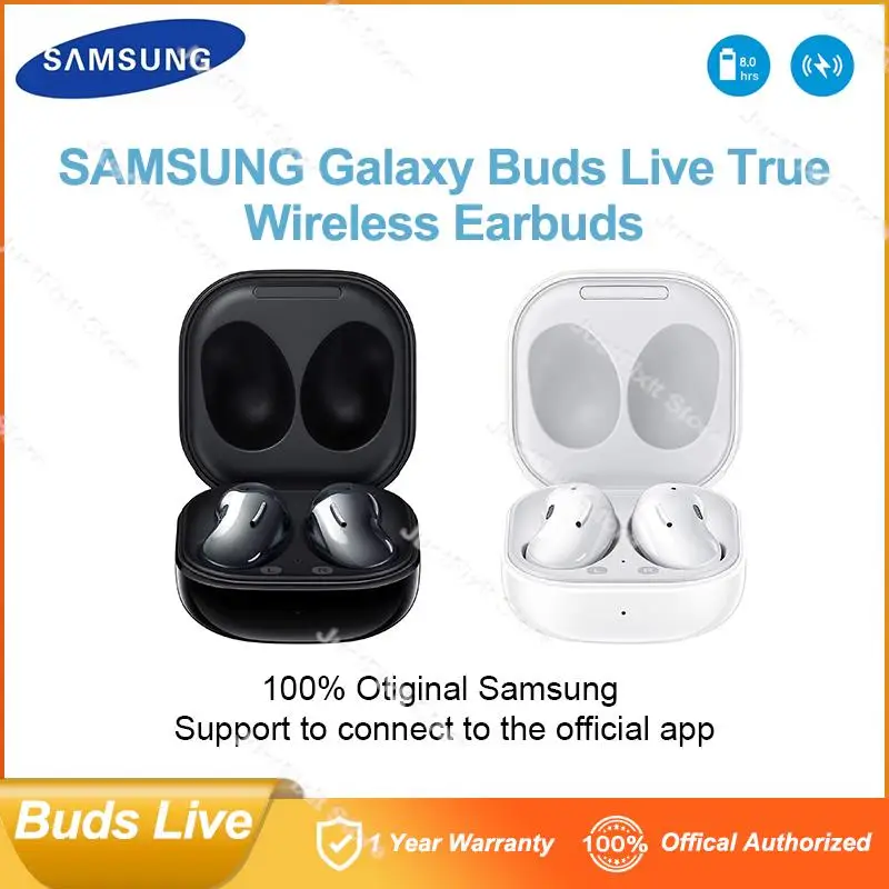 

100% Original Samsung Buds Live Earphones R180 Wireless Headsets Bluetooth 5.1 TWS Headphones With Microphone Stereo Earphone