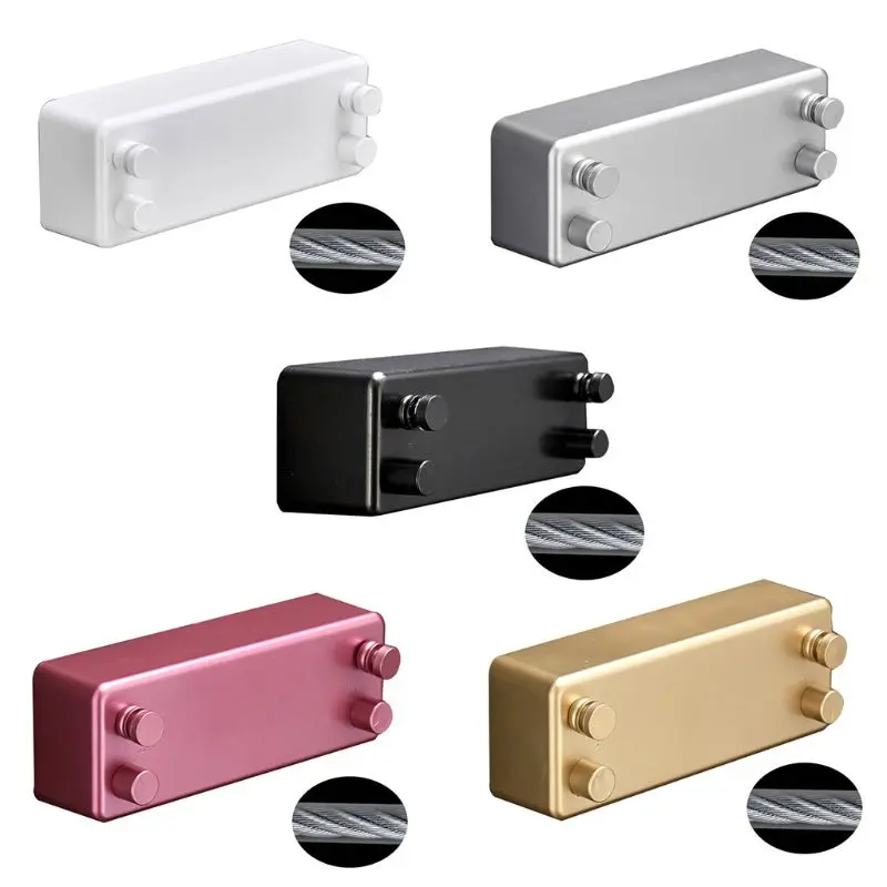 

Retractable Invisible Clothesline ABS Aluminum Dryer with Adjustable Stainless Steel Double Rope String Wall Mounted