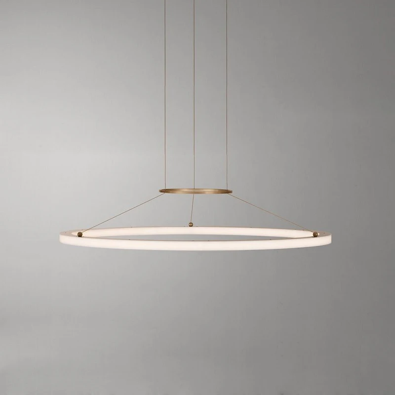 

Современные дизайнерские светодиодные кольцевые подвесные светильники, люстра для гостиной, столовой, освещение в скандинавском стиле, домашний декор, кухонный потолочный светильник