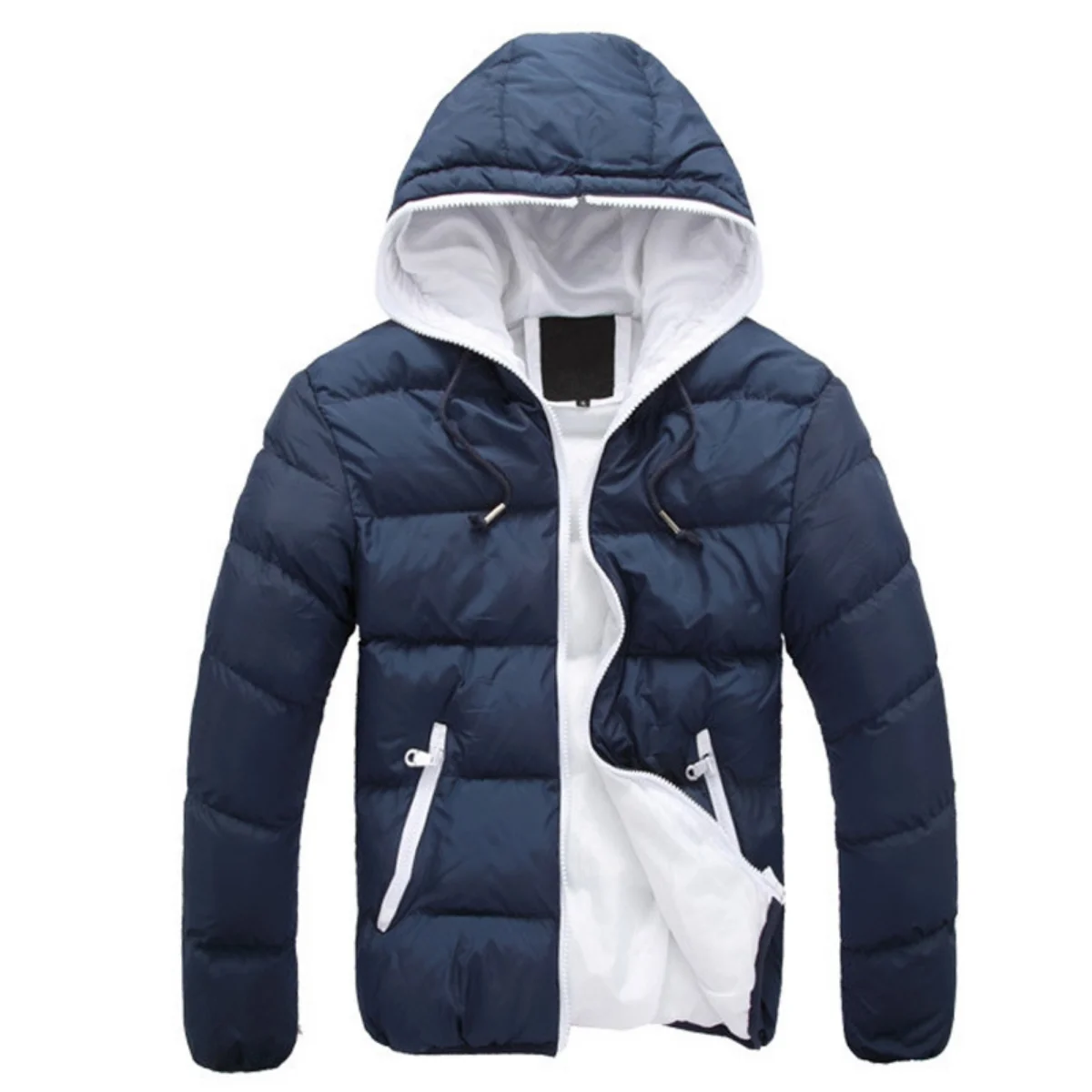 Campus Fashion Men's Spring and Winter 2023 Luxury Man Down  Winter Jacket Coats Hooded Fleece Casual Streetwear