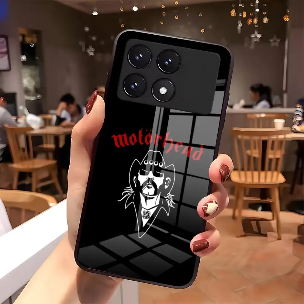 Фото Металлический чехол для телефона M-Motrhead для Xiaomi 17 15 14 13 T Pro Ultra Redmi 15 14 Pro Plus 4G 5G A7, стеклянная крышка №4