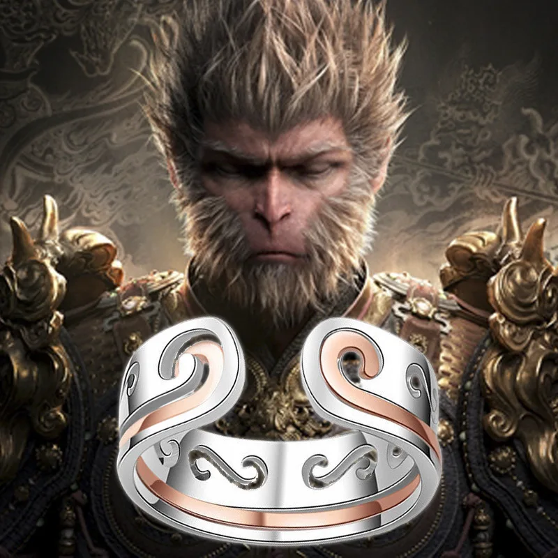 Открытые парные кольца XIYANIKE Black Myth Wukong Game два в одном съемные мужские и женские Sun