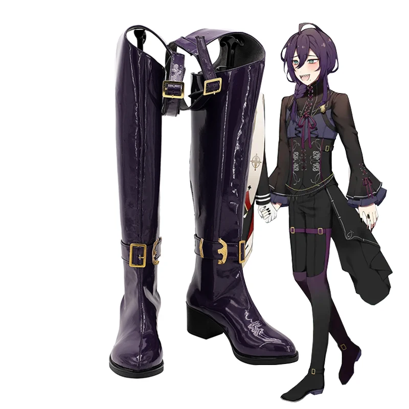 

Аниме Полный набор звезд искаженное сердце Ayase Mayoi обувь для косплея ботинки длинные ботинки костюм обувь Хэллоуин искусственная изготовленная на заказ