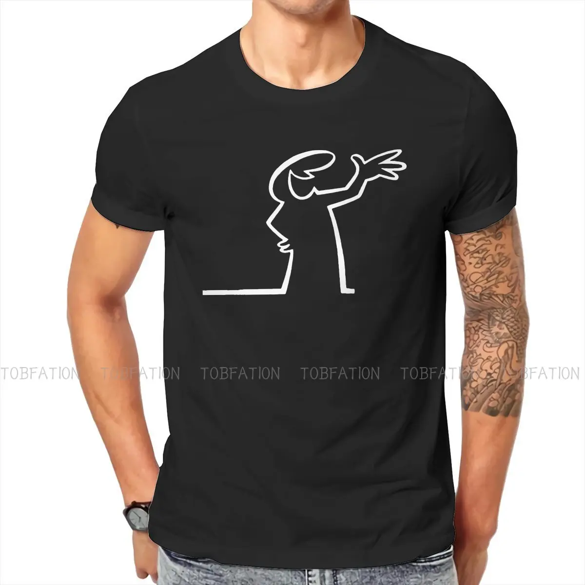 

Hi Man's TShirt La Linea O Neck Short Sleeve 100% Cotton T Shirt Funny Top Quality Birthday Gifts