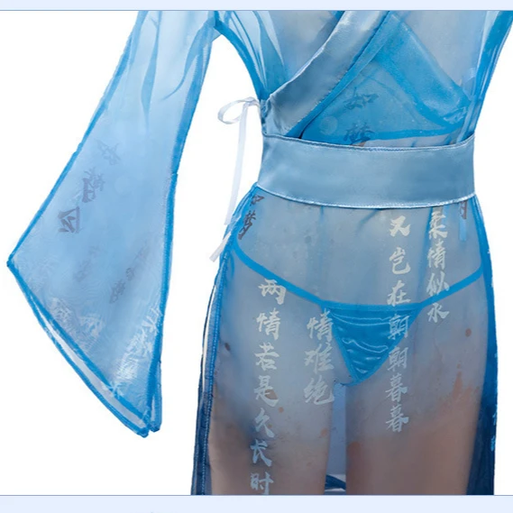 Женское пикантное кимоно для косплея из японского аниме традиционный стиль