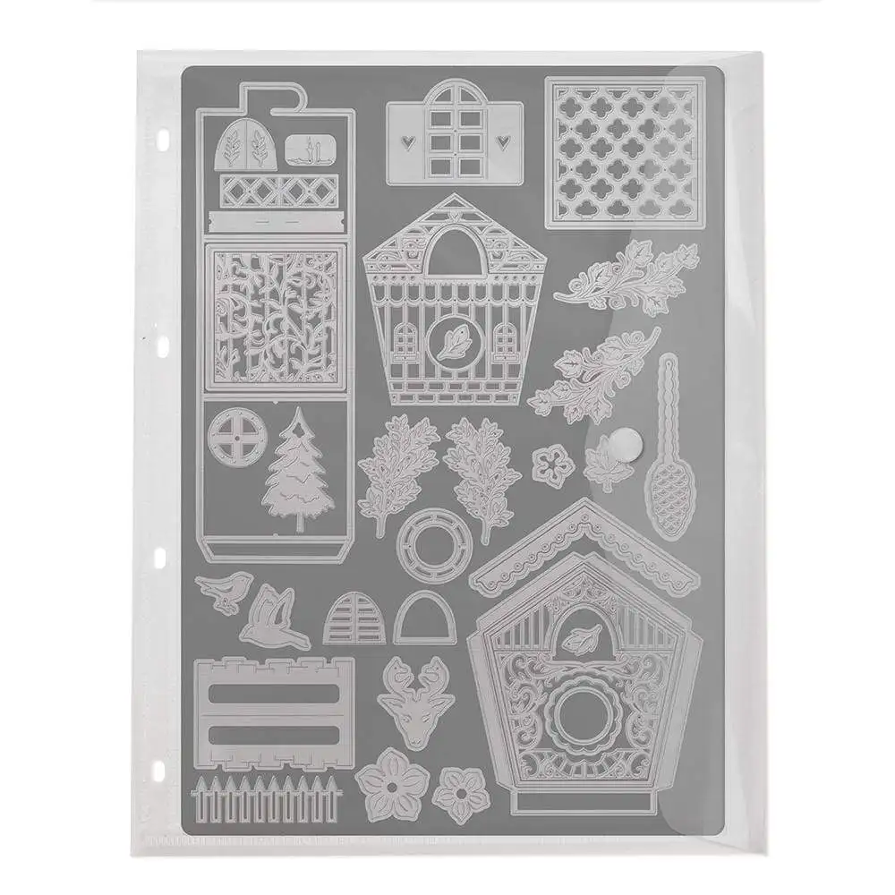 2022 gift box showcase bird houses cuckoo clock metal cutting dies diy craft paper card scrapbooking decoration embossing molds free global shipping