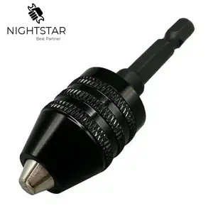 Binoax 0,3-6,5 мм БЕСКЛЮЧЕВОЙ патрон для дрели, отвертка, ударный адаптер, сверла, хвостовик 14 дюйма