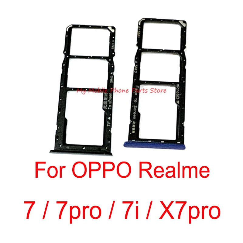 Слот для лотка с двумя Micro Sim-картами для OPPO Realme 7 Pro 7i X7pro, адаптер для Sim-карты, адаптер для OPPO Realme X7 Pro, запчасти Spair