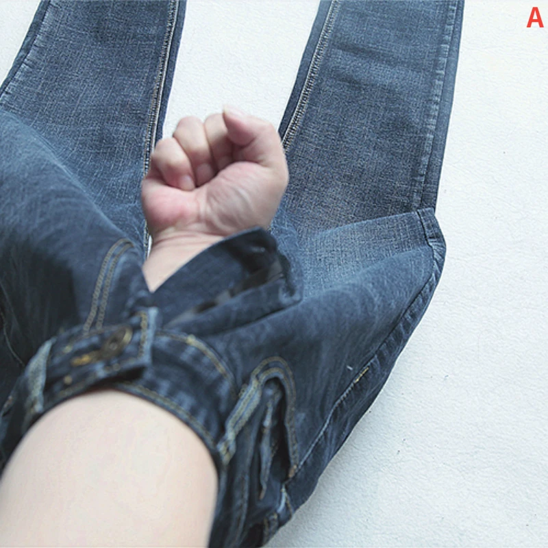 Outdoor Take-off Men's Invisible Full Zipper Open Crotch Jeans Are Convenient To Do Things and Play Wild Artifacts. Couples Date
