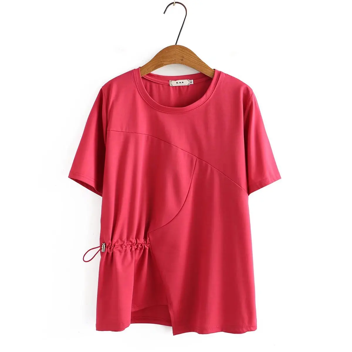 

2022 summer pregnant women's new round neck short sleeve T-shirt women GRAY22