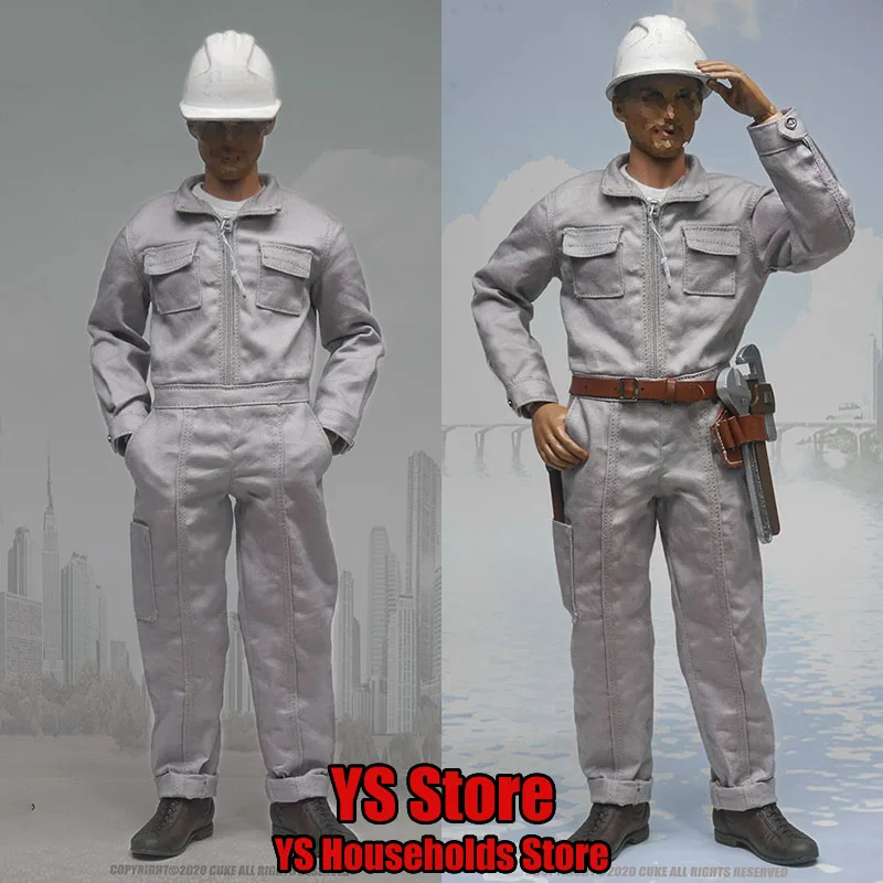 CUKE TOYS MA 010 1/6 мужские фигурки Спецодежда отличный рабочий серый цельный комбинезон модели инструментов игрушки Аксессуары Для 12-дюймового тела