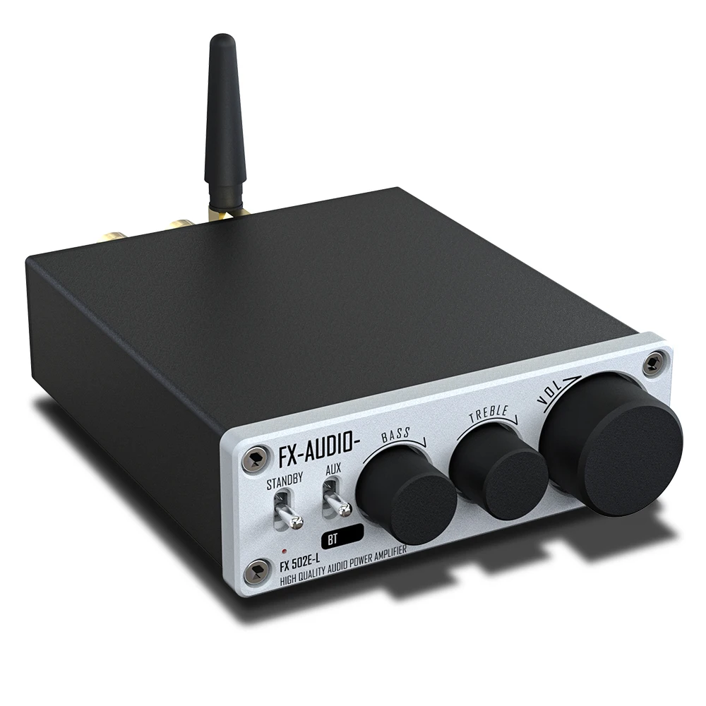 Новинка 2022 встроенный цифровой усилитель мощности FX-AUDIO FX 502E-L HiFi 2 0 BT 5 1 75 Вт * бас и