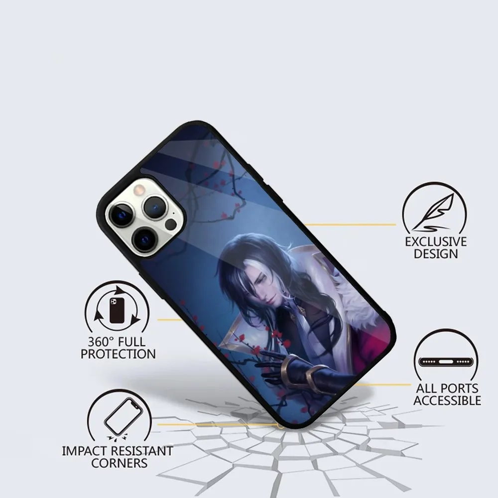 Чехол для телефона Game Honor of Kings iPhone 15 14 13 12 11 Plus Pro Max Mini Magsafe с магнитной беспроводной