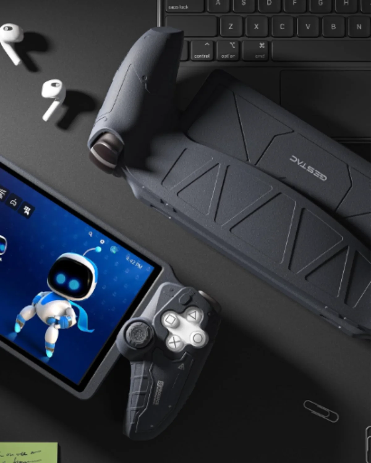 Силиконовый защитный чехол GeekShare GesTac для PlayStation Portal – Мягкий защитный чехол для PS Portal – В комплекте 2 накладки для джойстиков (art.: 3920daa3fc9c8) - 3920daa3fc9c8