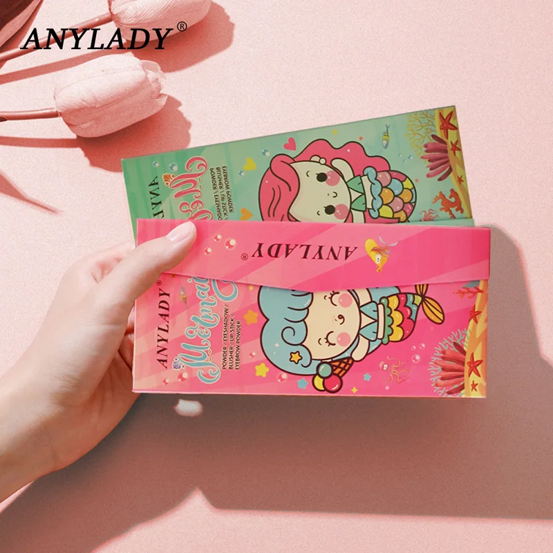 

ANYLADY Makeup Set Eyeshadow Palette Shimmer Highlight Matte Eyebrow Powder Blusher Lipstick Makeup Kit Full Professional